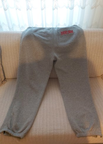 Gri Fermuarlı Rahat Kesim erkekEşofman - Görsel 6