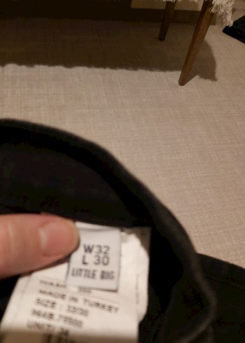 Siyah Erkek Denim Pantolon - Görsel 6