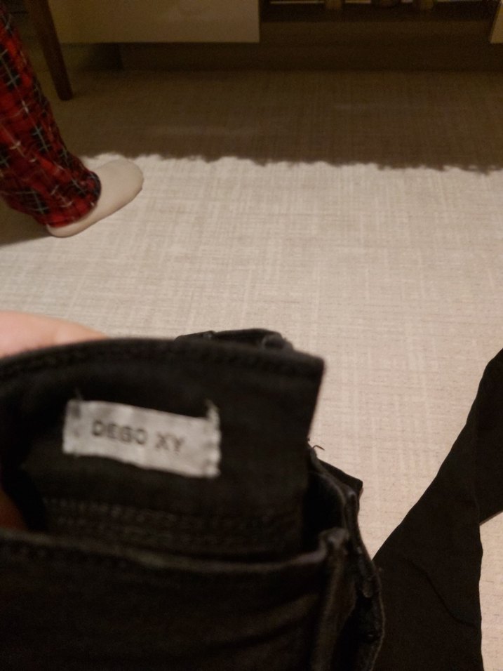 Siyah Erkek Denim Pantolon - Görsel 5