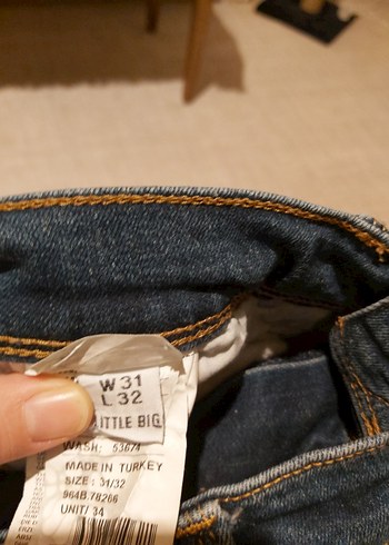 Erkek Denim Normal Boy Kot Pantolon - Görsel 5