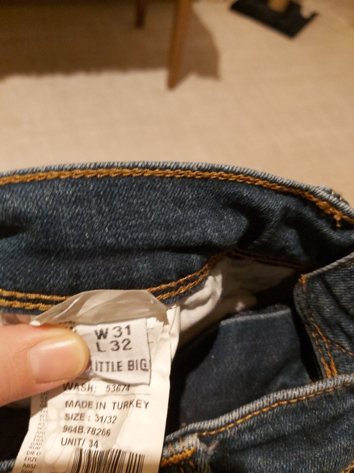 Erkek Denim Normal Boy Kot Pantolon - Görsel 5