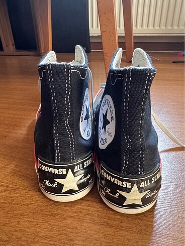 38 Beden siyah Renk Orijinal Converse Chuck Taylor