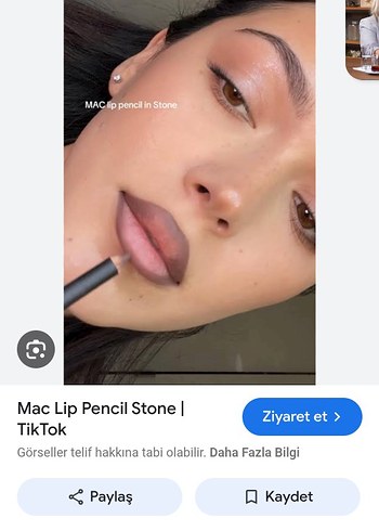 Beden Renk viral MAC Stone Dudak Kalemi