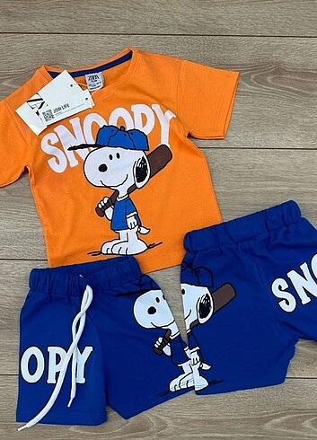 ZARA SNOOPY İKİLİ TAKİM