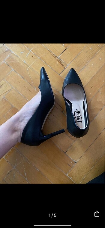 Topuklu Sivri Burun Stiletto Ayakkabı