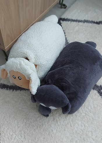 Gri Nakışlı Çocuk Uyku Yastığı - Görsel 4