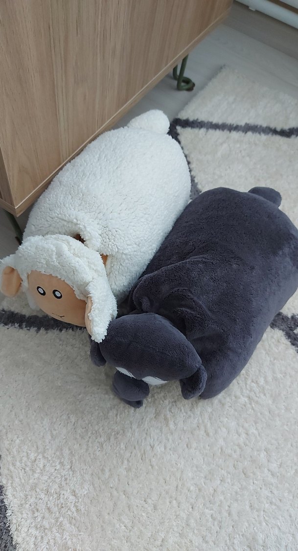 Gri Nakışlı Çocuk Uyku Yastığı - Görsel 4