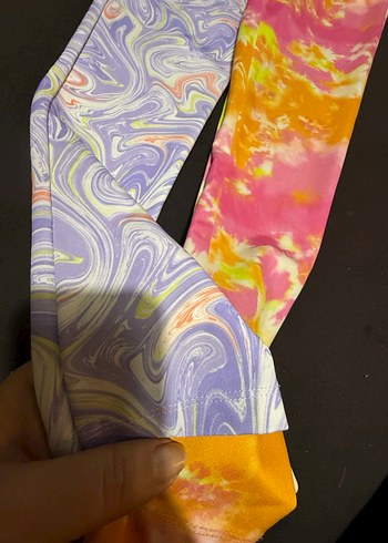 Kız çocuk desenli yazlık tayt - Görsel 3