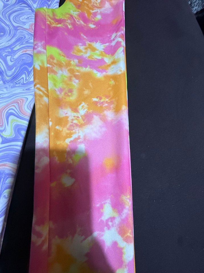 Kız çocuk desenli yazlık tayt - Görsel 2