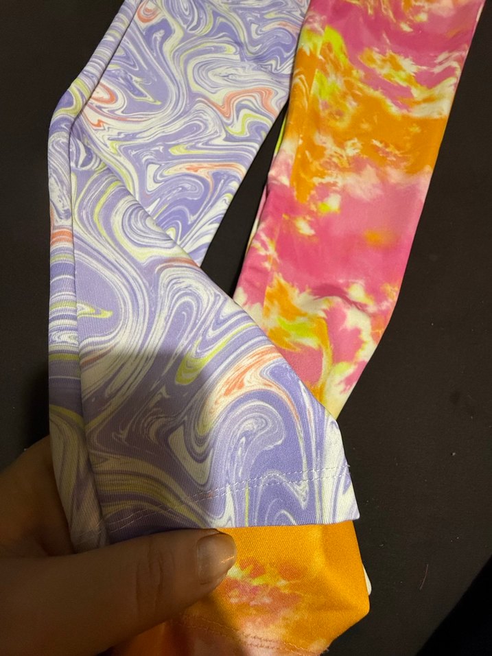 Kız çocuk desenli yazlık tayt - Görsel 3