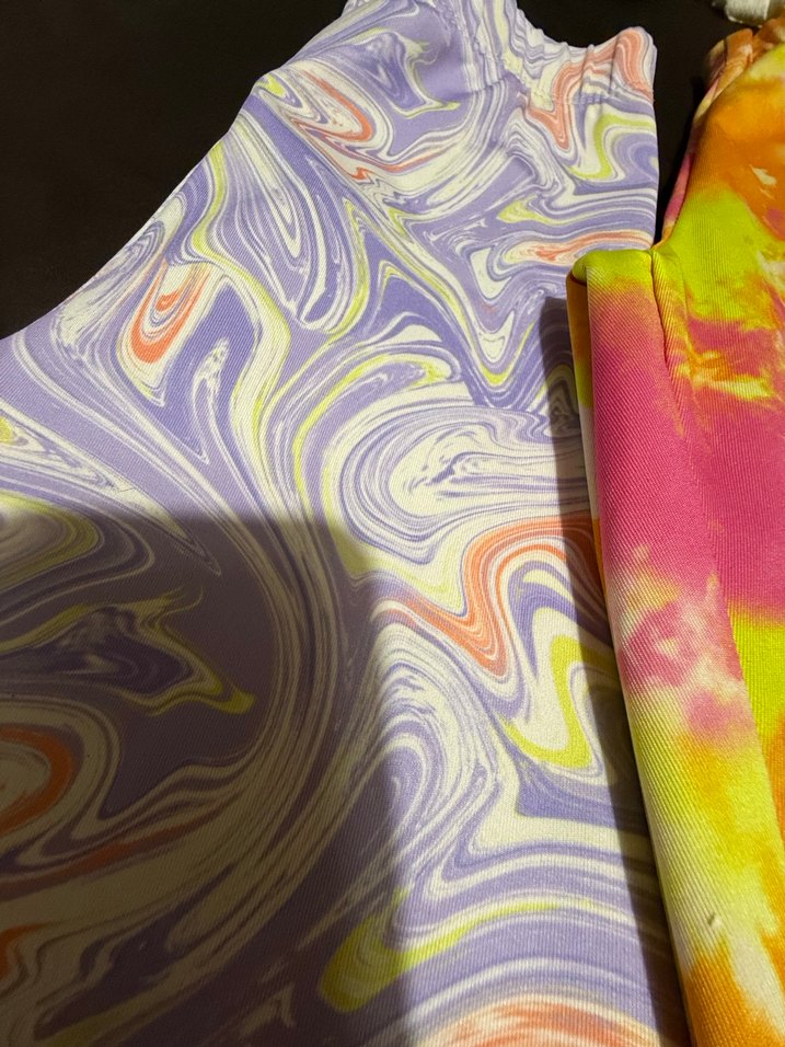 Kız çocuk desenli yazlık tayt - Görsel 4