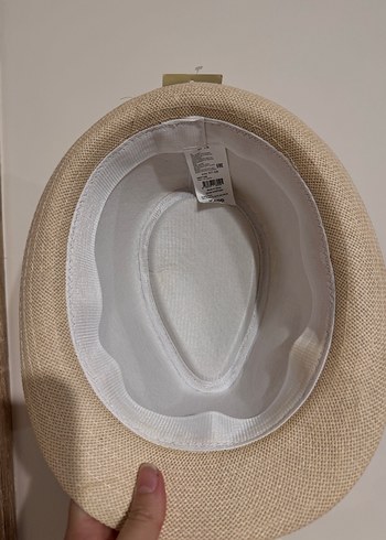 Beden Bej Pliseli Unisex Şapka