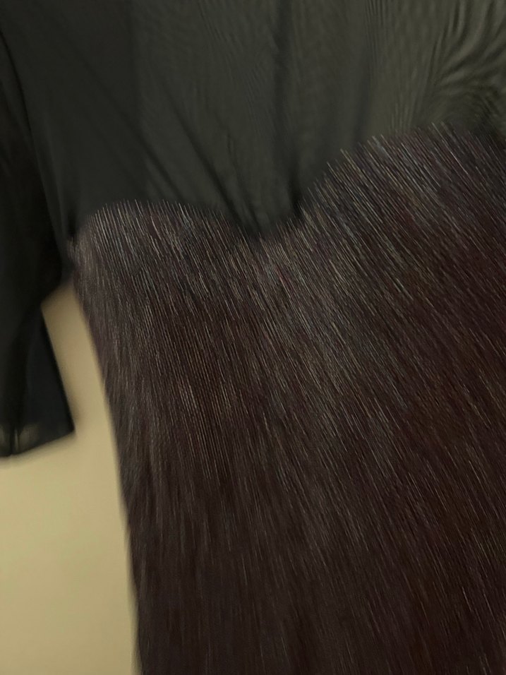 Mor Drapeli Gotik Midi Elbise - Görsel 5