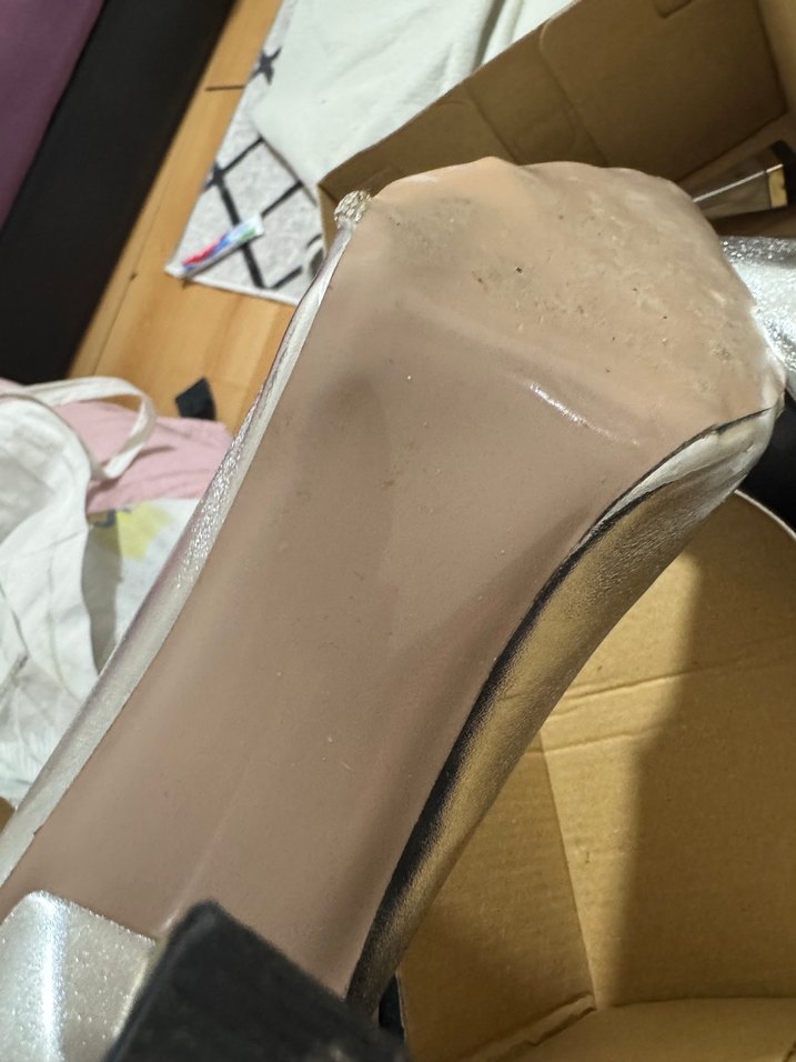 Sıfır ürün hiç giyilmedi Stiletto Kadın Abiye Ayakkab - Görsel 4