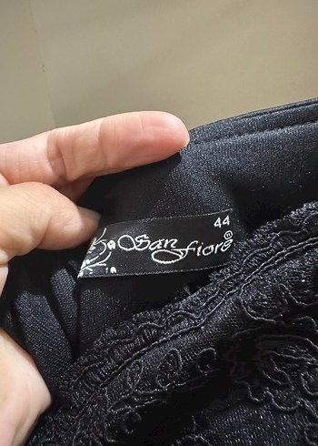 Siyah Uzun Drapeli Gotik Abiye Elbise - Görsel 5