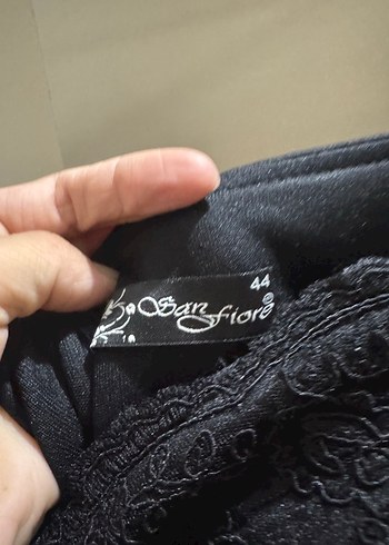 Siyah Uzun Drapeli Gotik Abiye Elbise - Görsel 6