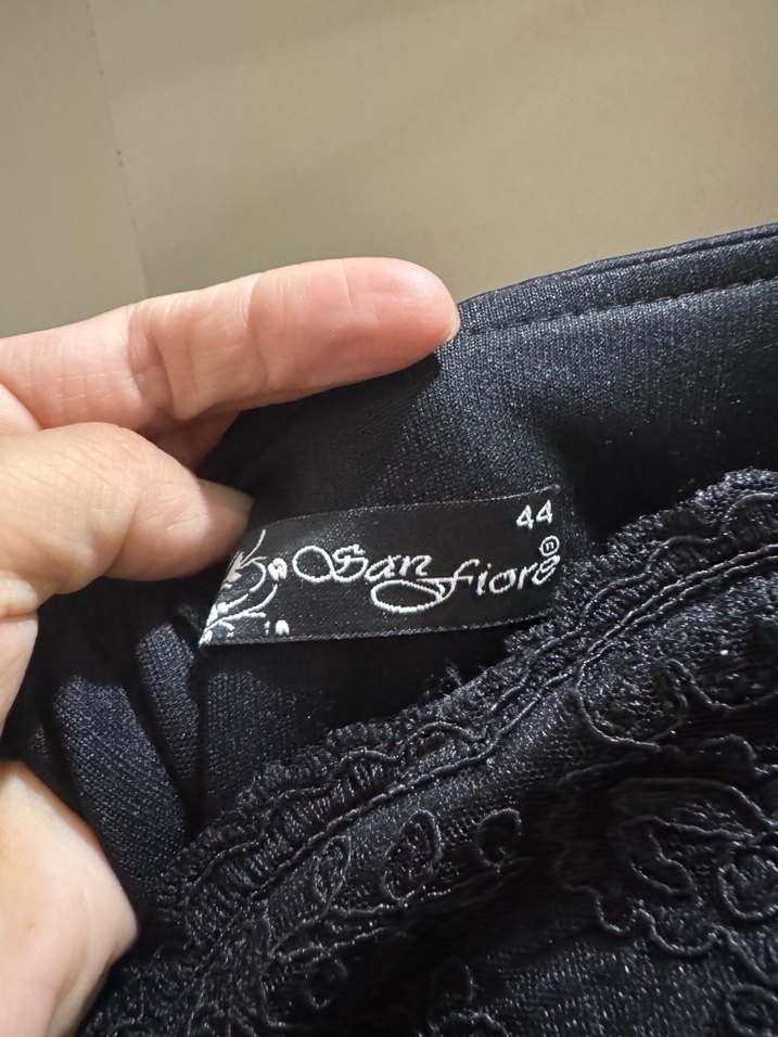 Siyah Uzun Drapeli Gotik Abiye Elbise - Görsel 5