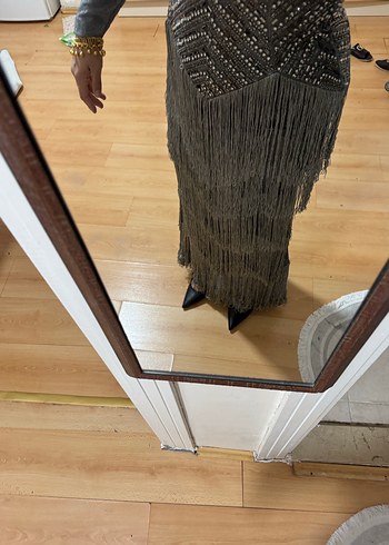 Bohem Tarzı Kahverengi Gri Püsküllü Perde - Görsel 2