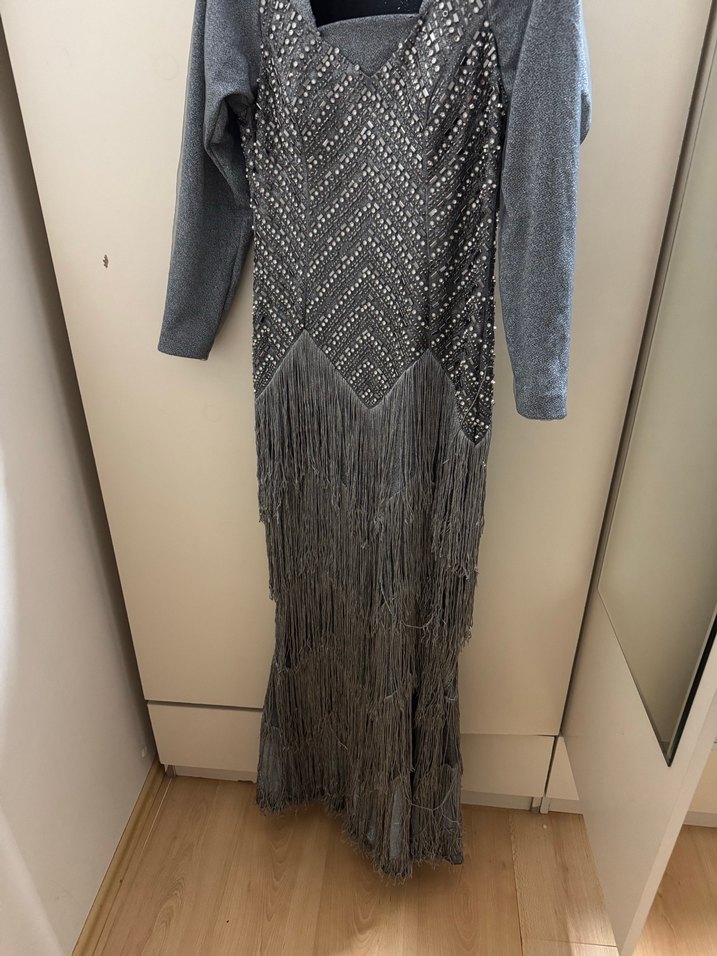 Bohem Tarzı Kahverengi Gri Püsküllü Perde - Görsel 4