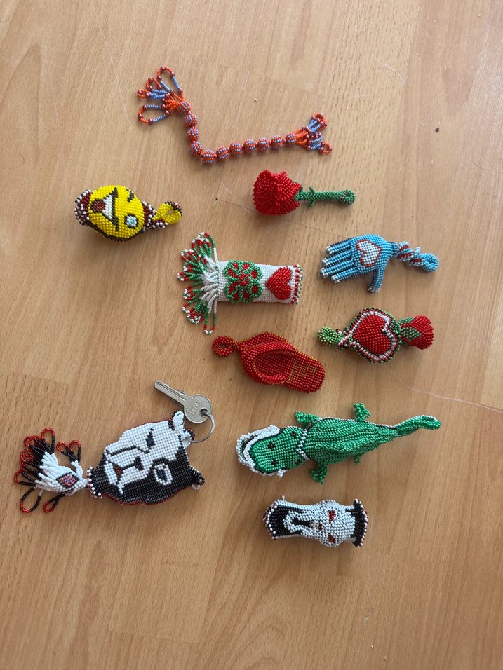 El Yapımı Boncuklu Anahtarlıklar - Görsel 2