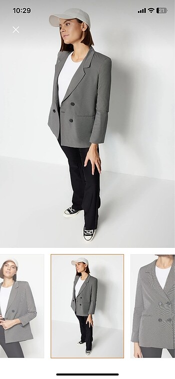 Trendyol & Milla Blazer ceket gri