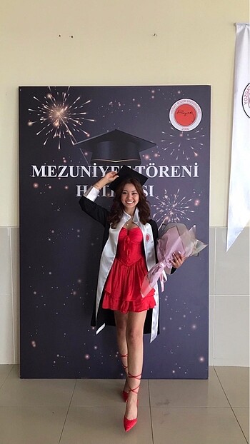 Zara Kırmızı elbise