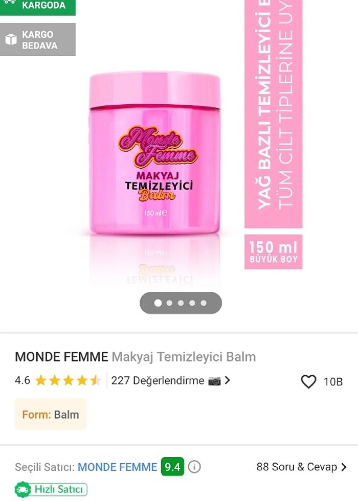 Makyaj temizleme balm  - Görsel 3