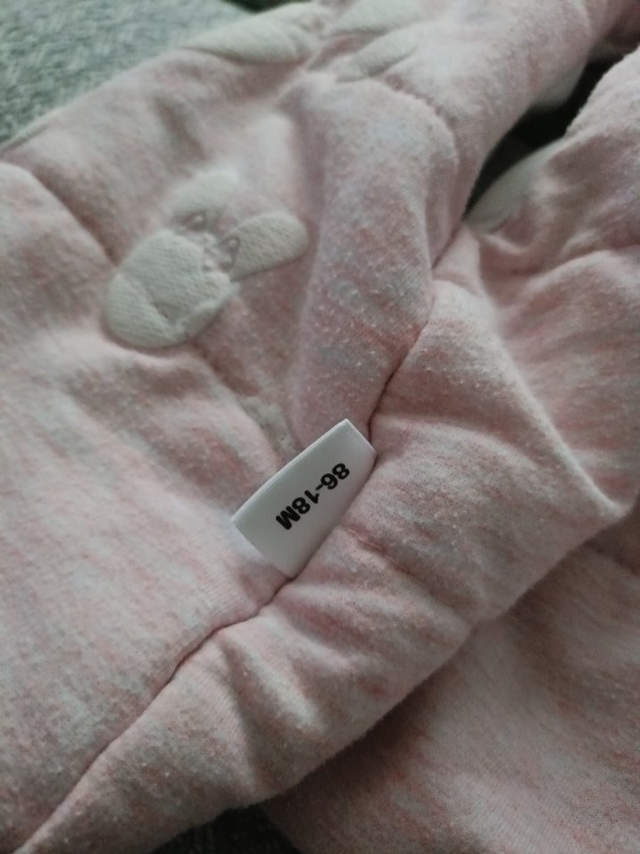 Kız Çocuk Kapüşonlu Pembe Nakışlı Yelek - Görsel 3