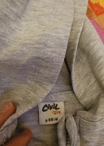 Kapüşonlu Fermuarlı Hırka - Görsel 3