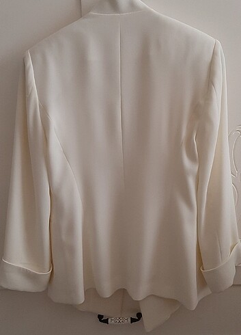 38 Beden beyaz Renk Ekol blazer ceket