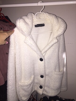 Peluş ceket hırka