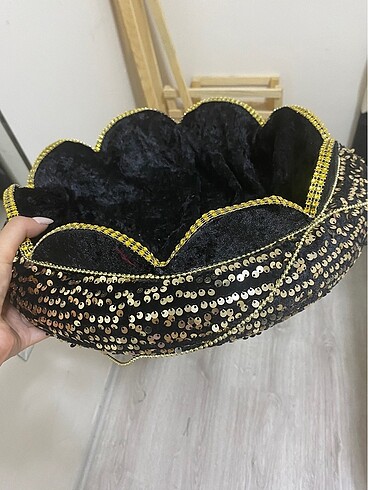 Siyah gold kına tepsisi