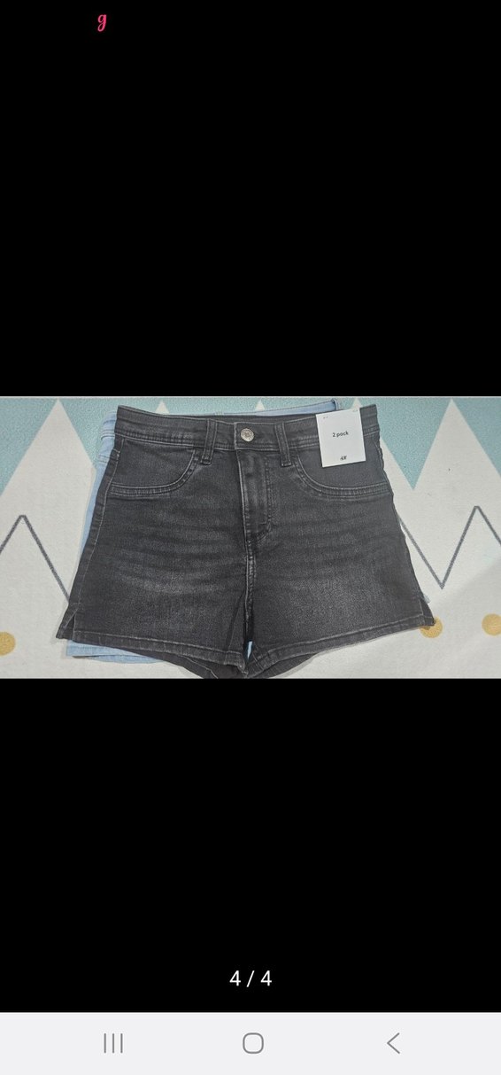 Mini Denim Şort 2li - Görsel 4