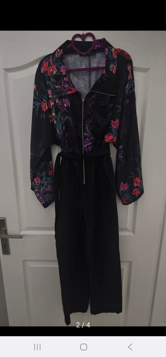 Sakka Atelier Çiçek Desenli Şık Tulum - Görsel 2