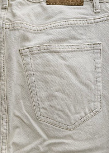 MANGO ERKEK BEYAZ JEAN PANTOLON - Görsel 5