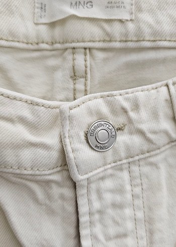MANGO ERKEK BEYAZ JEAN PANTOLON - Görsel 4