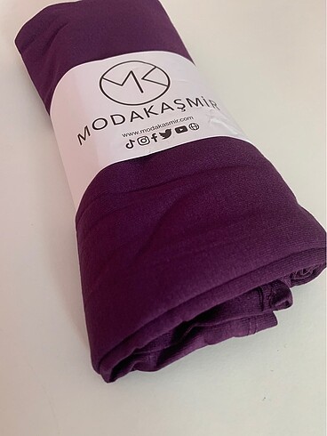 Modakaşmir mürdüm penye şal