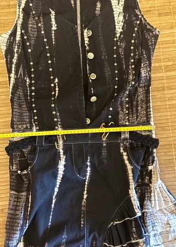 Angels Never Die Denim Elbise - Görsel 3