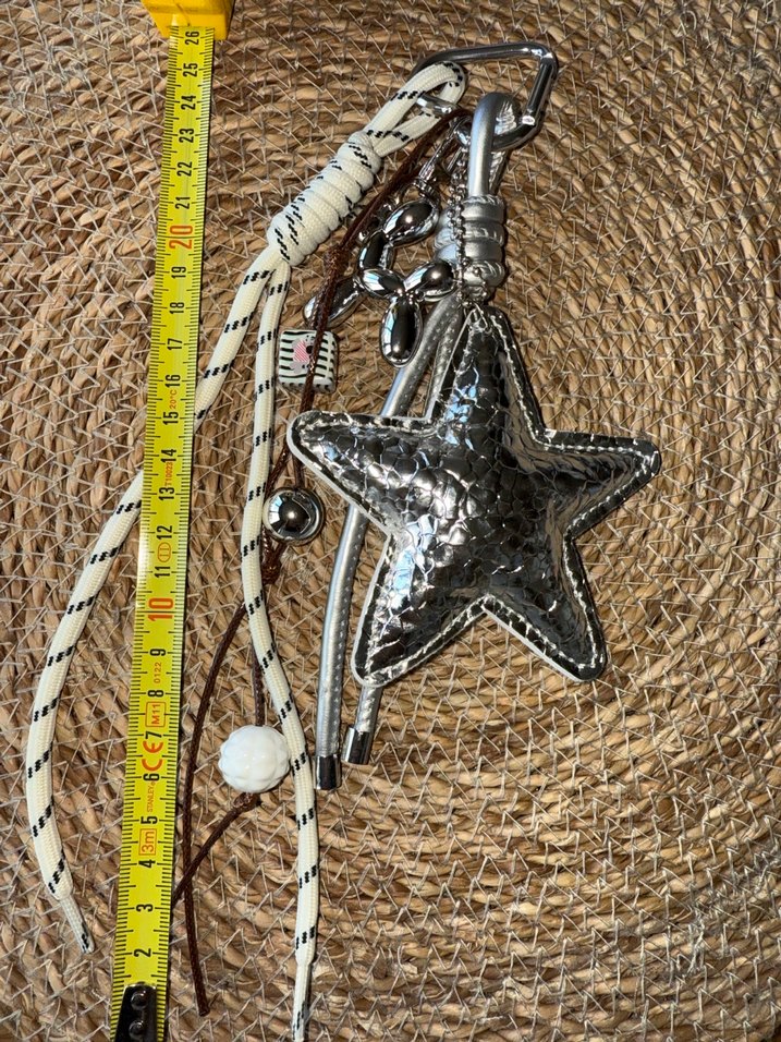 Bohem Yıldız Anahtarlık Çanta Charm - Görsel 3