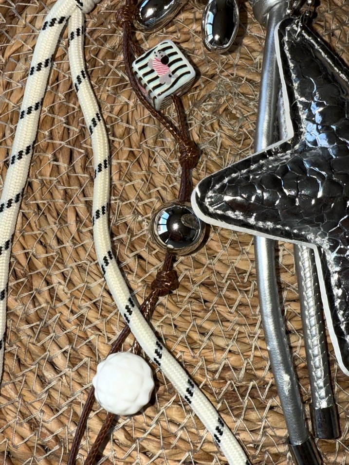 Bohem Yıldız Anahtarlık Çanta Charm - Görsel 5