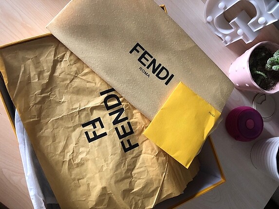 38 Beden kahverengi Renk Fendi Çizme