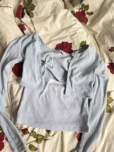 Crop hırka