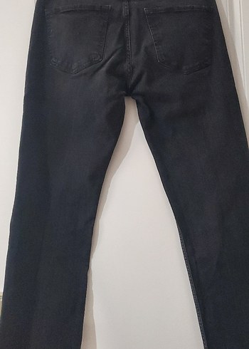 Siyah Midi Boy Regular Fit Kadın Kot Pantolon - Görsel 5