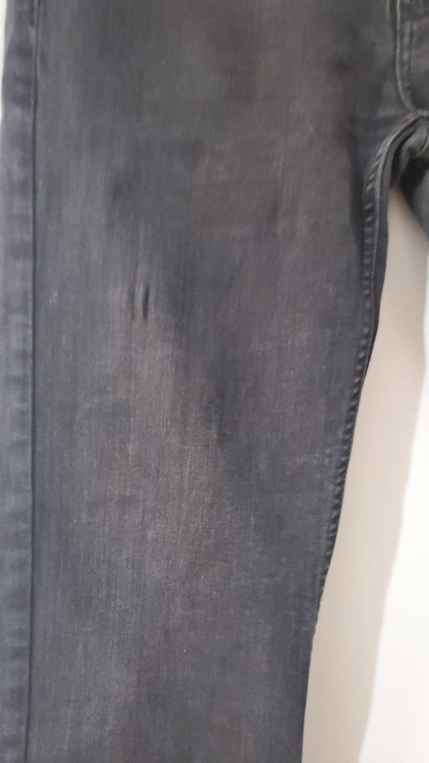 Siyah Midi Boy Regular Fit Kadın Kot Pantolon - Görsel 4