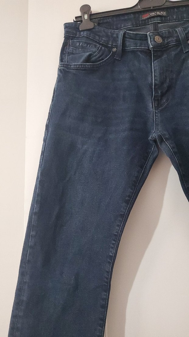 Lacivert Erkek Denim Jeans Regular Fit - Görsel 3