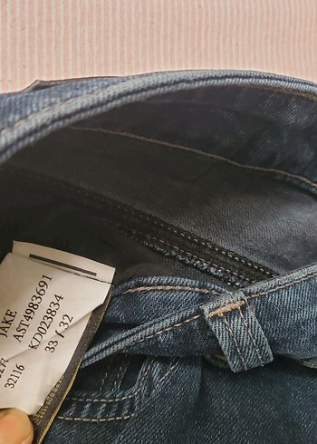 Erkek Mavi Regular Fit Denim Jean - Görsel 6