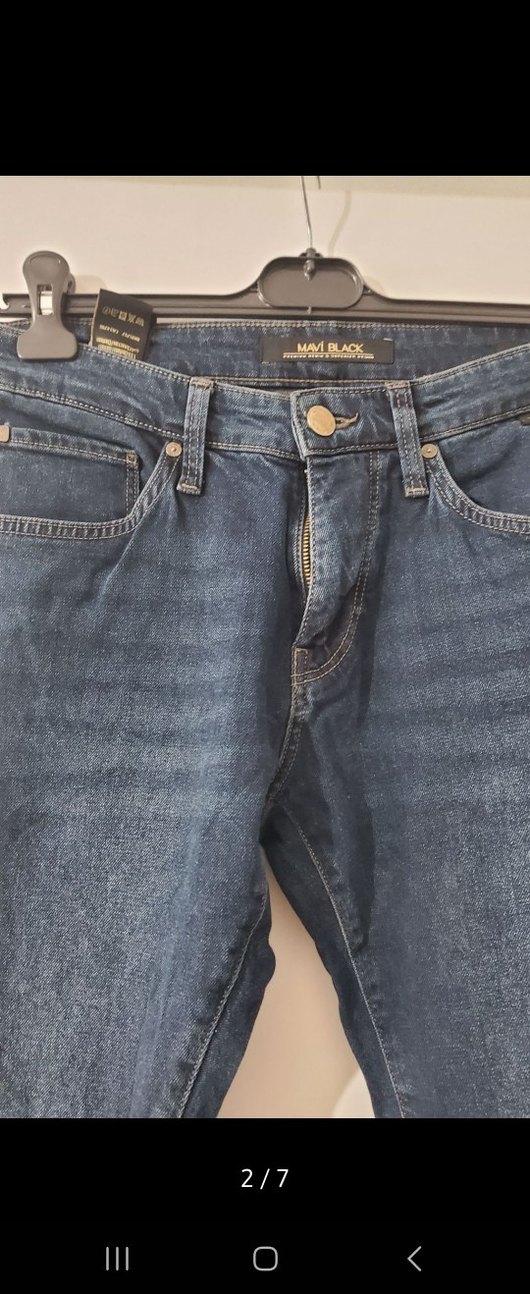 Erkek Mavi Regular Fit Denim Jean - Görsel 2