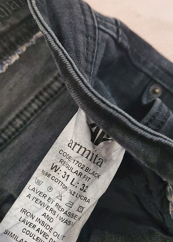 Gri Erkek Denim Jean Pantolon - Görsel 4