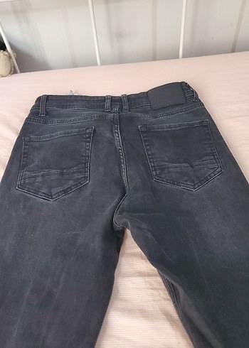 Gri Erkek Denim Jean Pantolon - Görsel 5