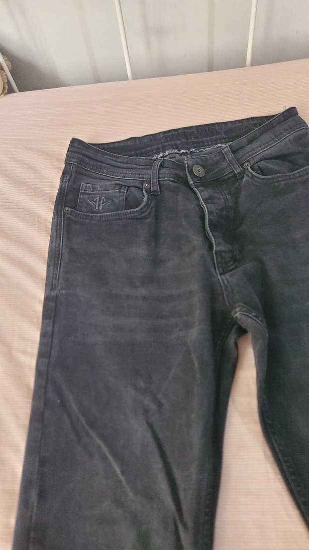 Gri Erkek Denim Jean Pantolon - Görsel 2